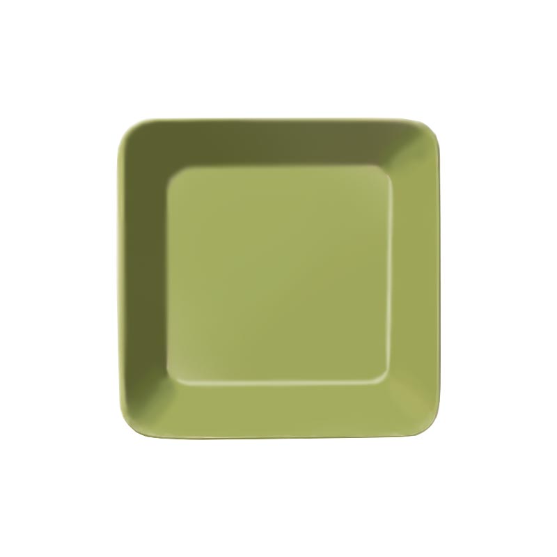 Teema square dish - olive, 16.4 cm - by Iittala