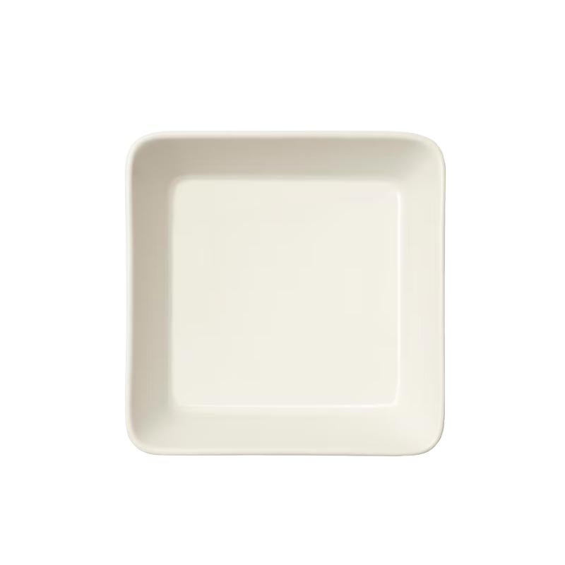 Teema square dish - white, 16.4cm - by Iitalla