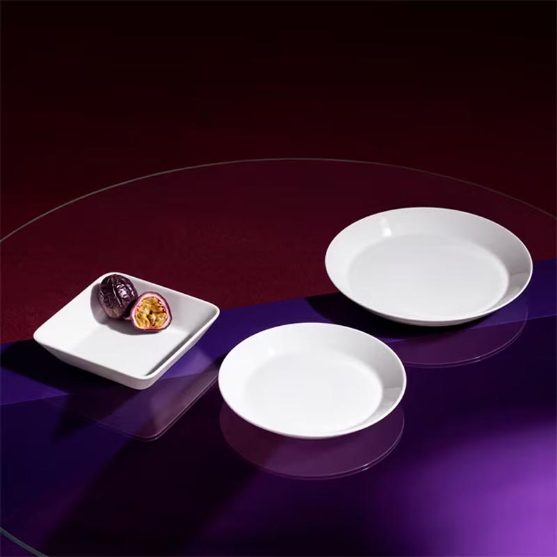 Teema square dish - white, 16.4cm - by Iitalla