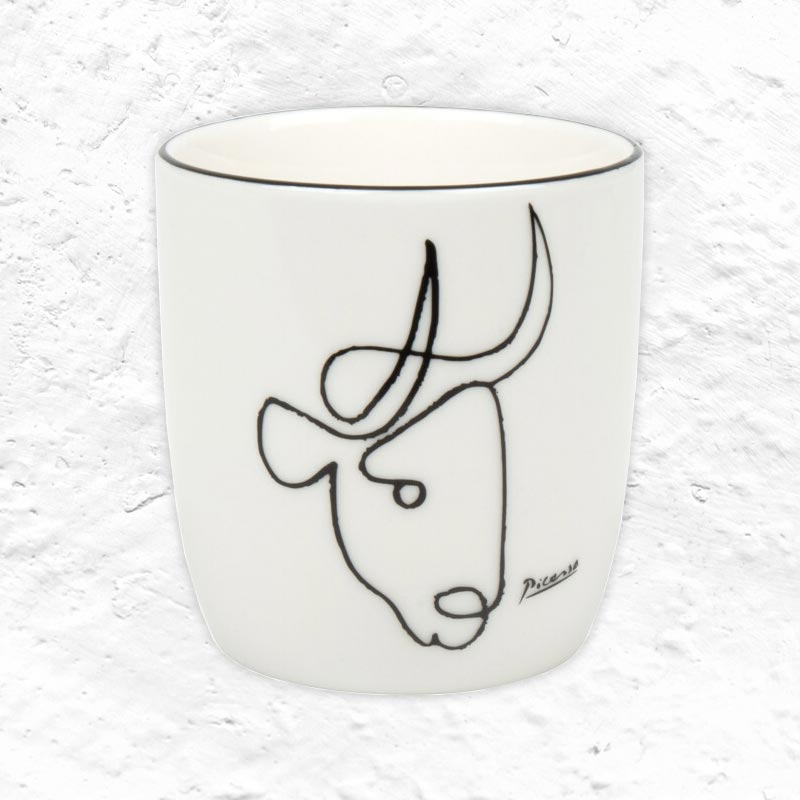 Pablo Picasso The Bull Handleless Bone China Mug Könitz