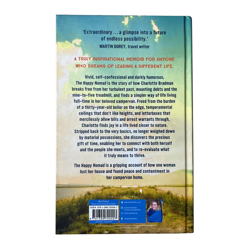 The Happy Nomad by Charlotte Bradman - signed hardback