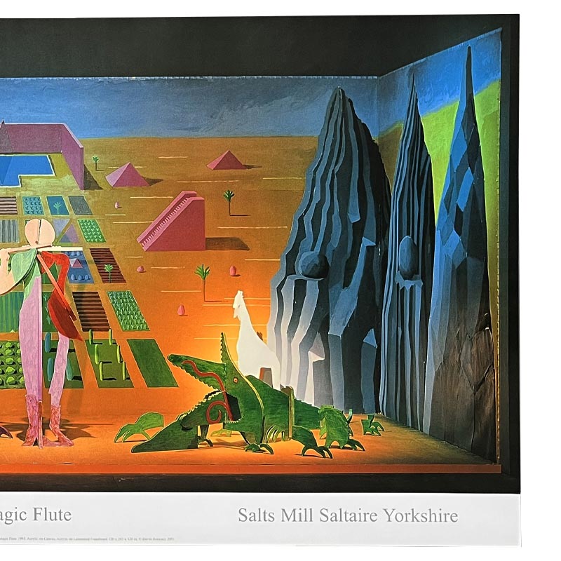 The Magic Flute Poster by David Hockney