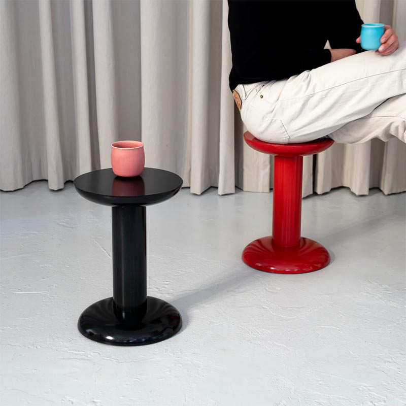Thing Table - Black - des. George Sowden for raawii