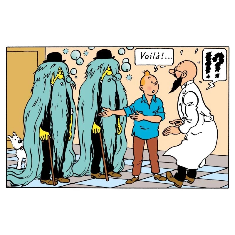 Thompson An Extraordinary Case, 'Land of Black Gold,' Tintin - Polyresin model