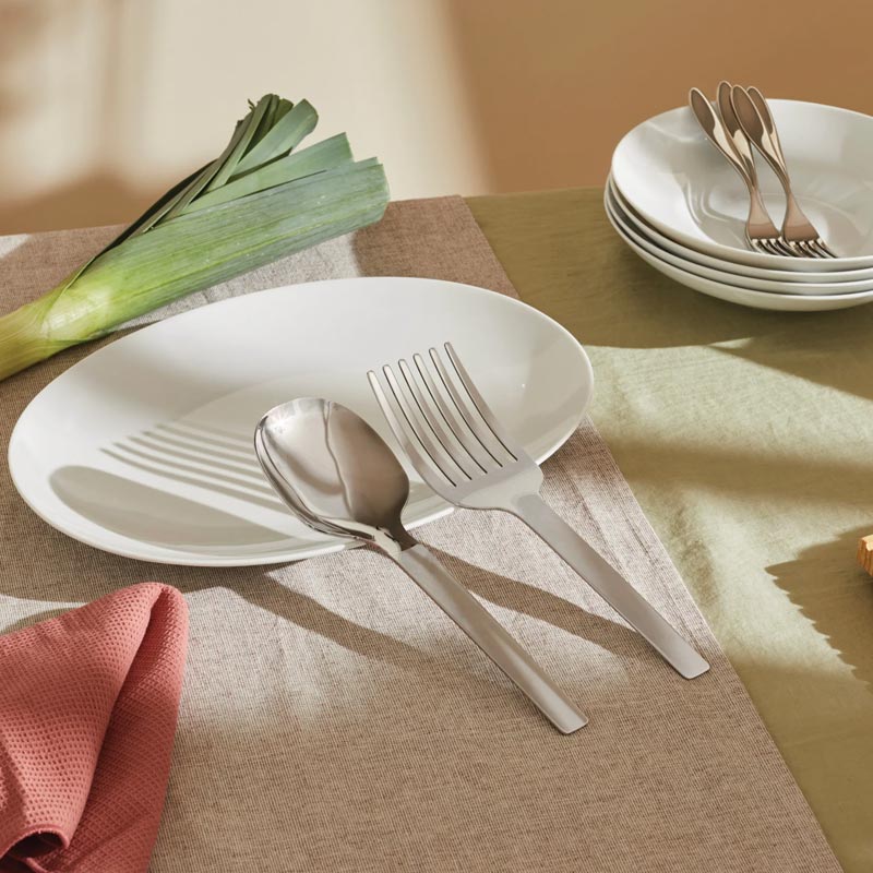 Tibidabo Spaghetti Serving Fork des. Kristiina Lassus, 2006 for Alessi