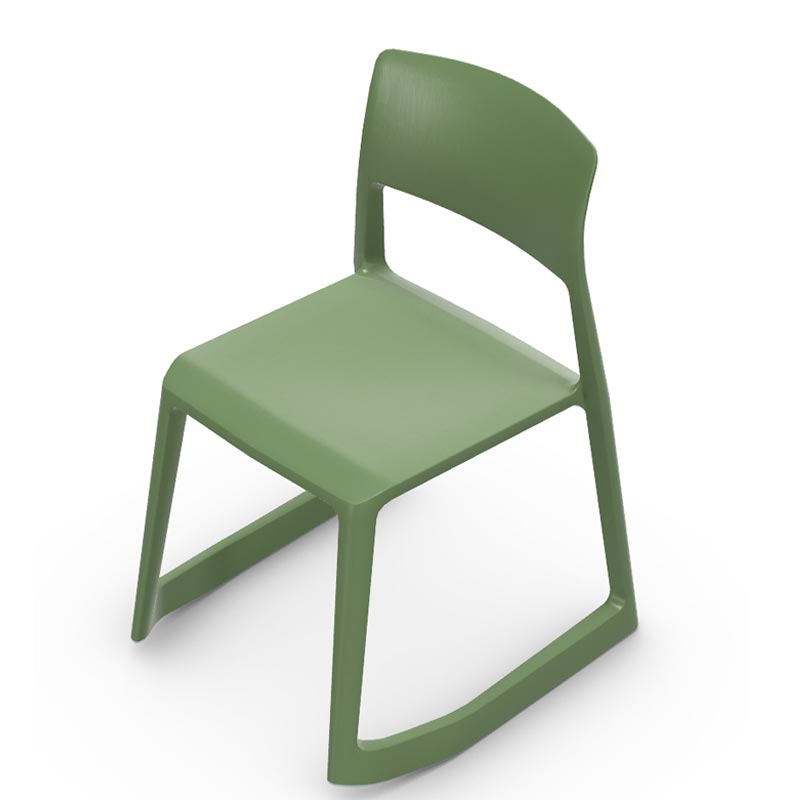 Tip Ton Side Chair - Industrial Green - des. Edward Barber and Jay Osgerby, 2011 (made by Vitra)