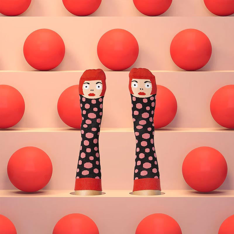 Yayoi Toesama Artist Socks