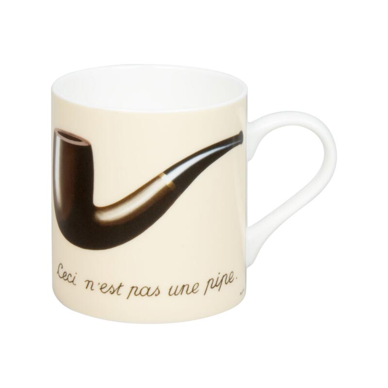 René Magritte The Treachery of Images Bone China Mug by Könitz