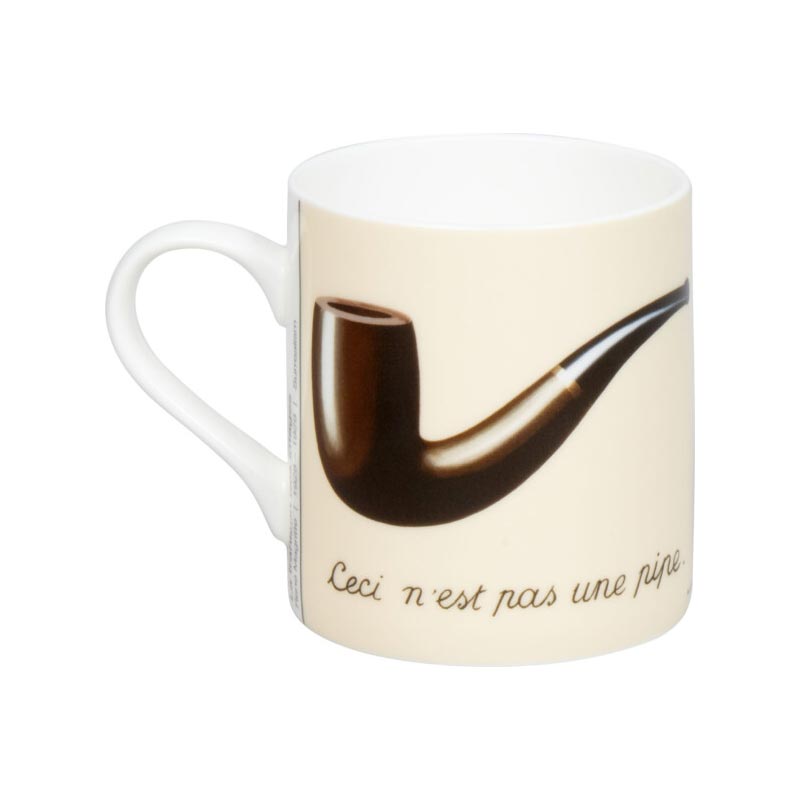 René Magritte The Treachery of Images Bone China Mug by Könitz