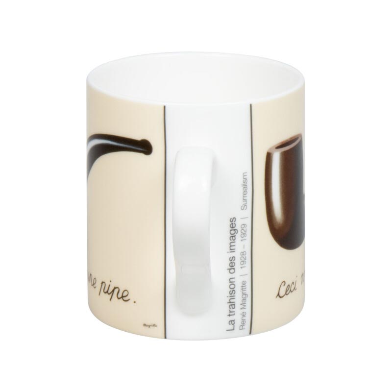 René Magritte The Treachery of Images Bone China Mug by Könitz