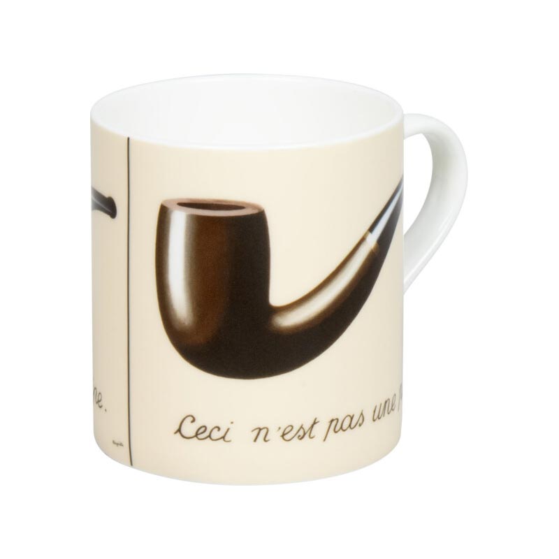 René Magritte The Treachery of Images Bone China Mug by Könitz