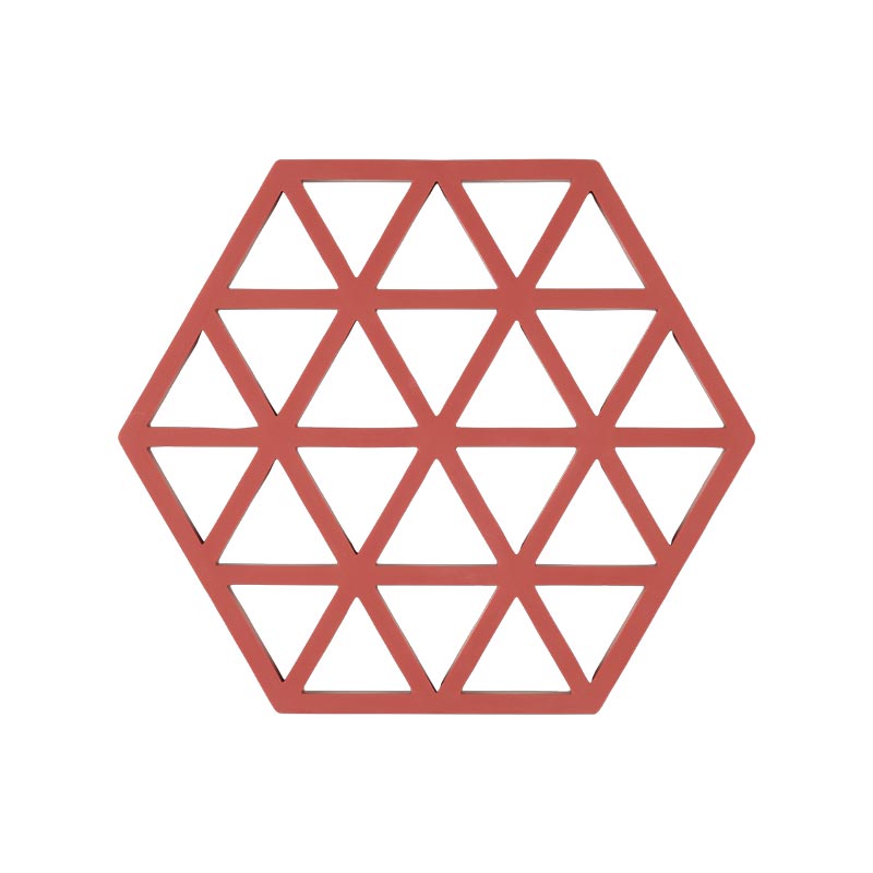 Triangles Trivet - Burned Red - by Zone Denmark
