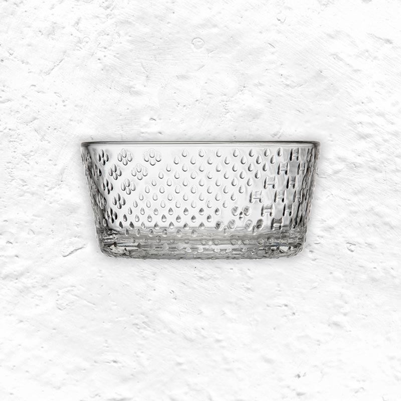 Tundra bowl - 25cl - Clear - des. Oiva Toikka, 1970, made by Iittala