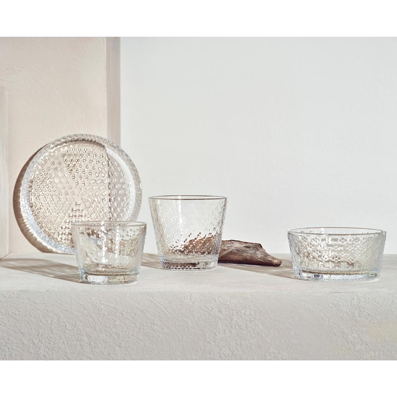 Tundra bowl - 25cl - Clear - des. Oiva Toikka, 1970, made by Iittala