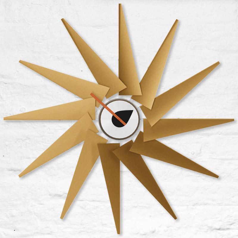 Turbine Wall Clock - des. George Nelson, 1948 - 1960 (made by Vitra)