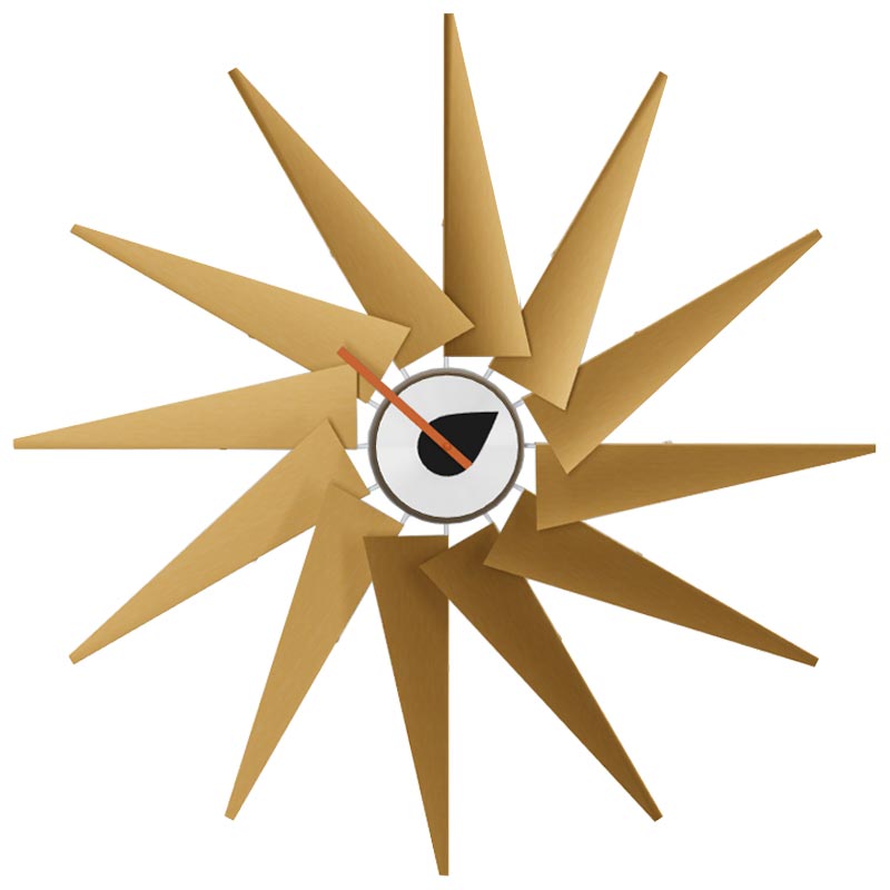 Turbine Wall Clock - des. George Nelson, 1948 - 1960 (made by Vitra)