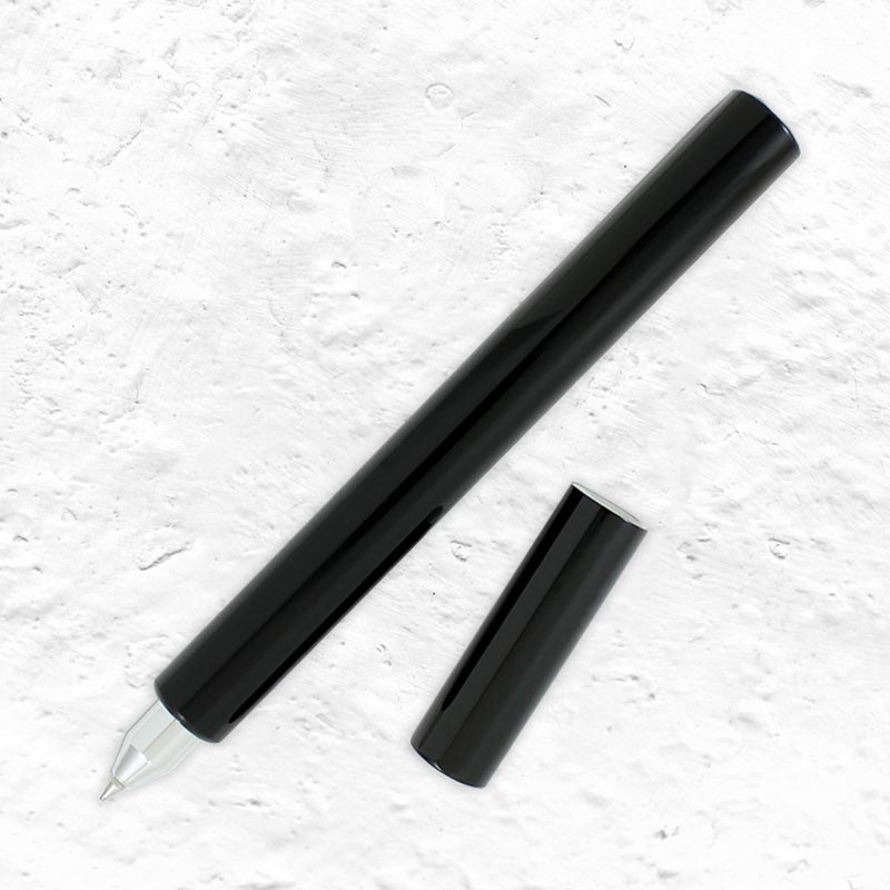 Tutto Nero Limited Edition Roller Ball Pen, des. Ettore Sottsass for ACME STudio