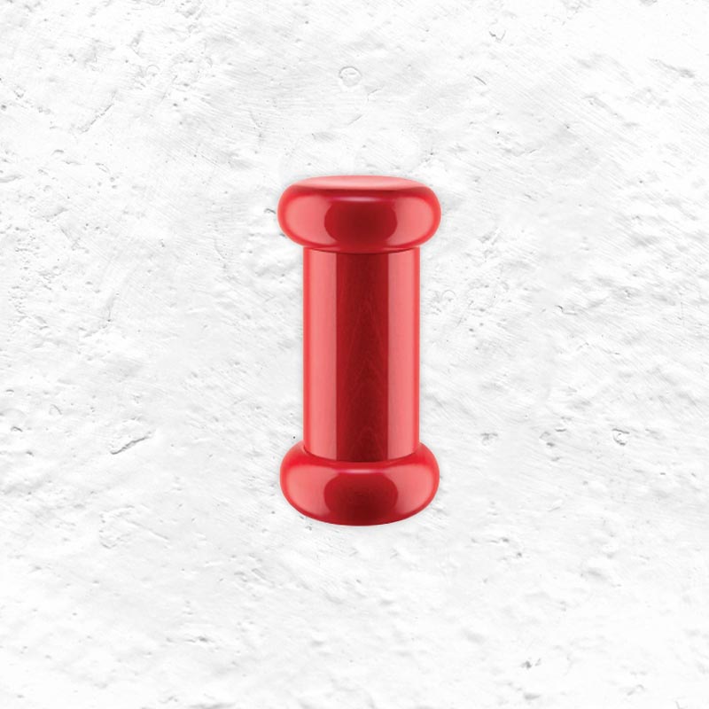 Twergi Grinder - red - des. Ettore Sottsass for Alessi