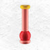 Twergi grinder - pink, red and yellow - des. Ettore Sottsass for Alessi, 1989 (2021 reissue)