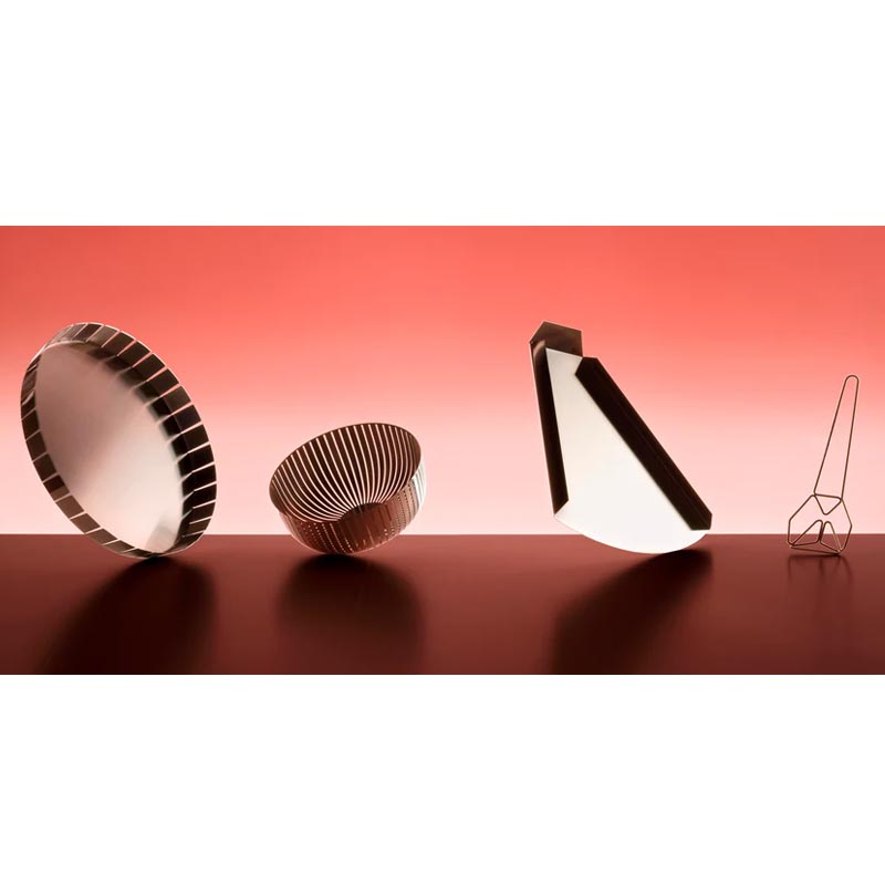 Alle Cinque E Mezza ('at half past five') round tray des. Konstantin Grcic for Serafino Zani