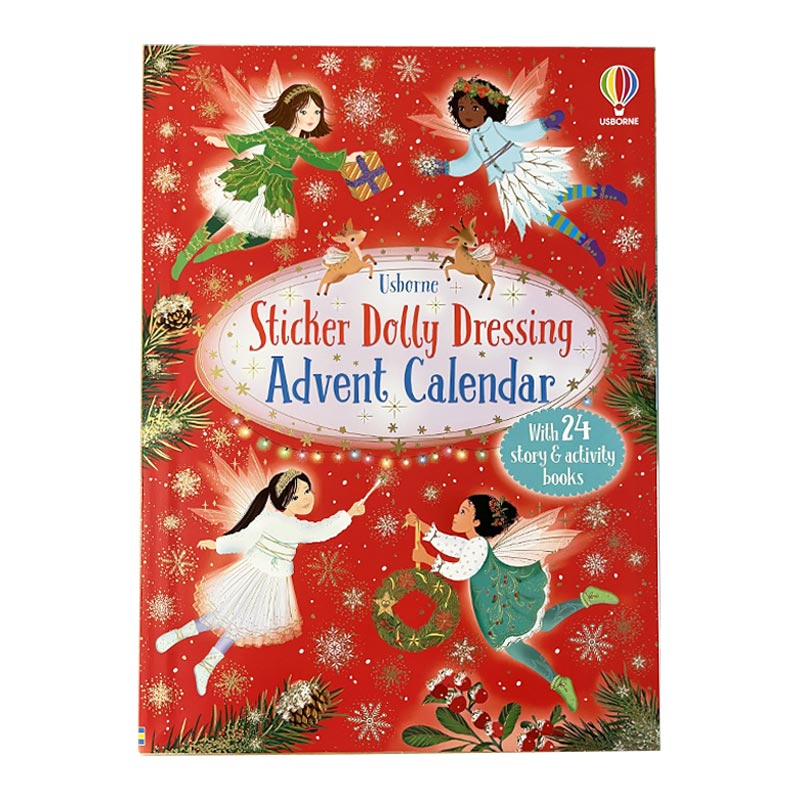 Sticker Dolly Dressing Advent Calendar by Fiona Watt (HARDBACK)