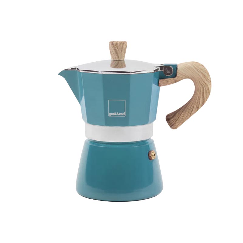 Venezia 3 Cup Espresso Maker - Blue Denim - Gnali & Zani