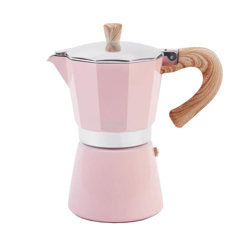 Venezia 6 Cup Espresso Maker - Pink - by Gnali & Zani