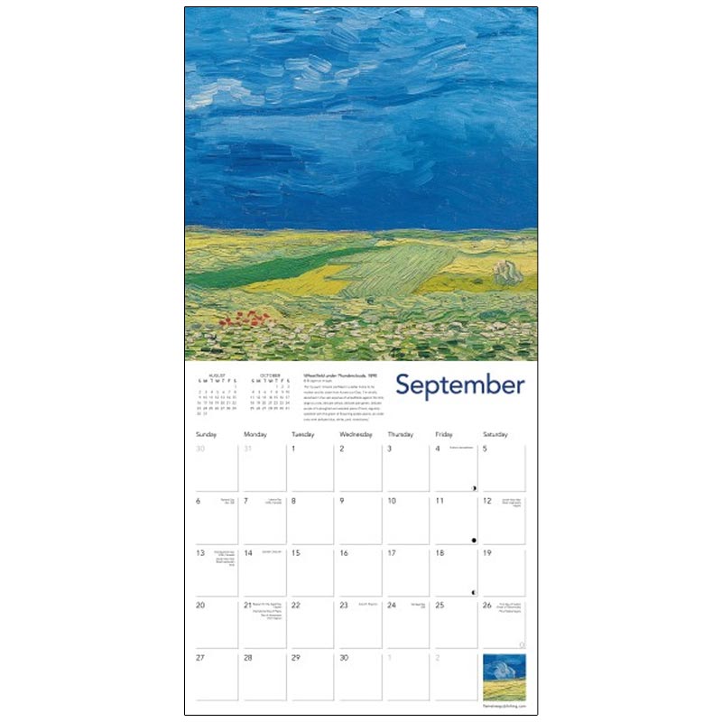 Van Gogh Landscapes 2026 Wall Calendar