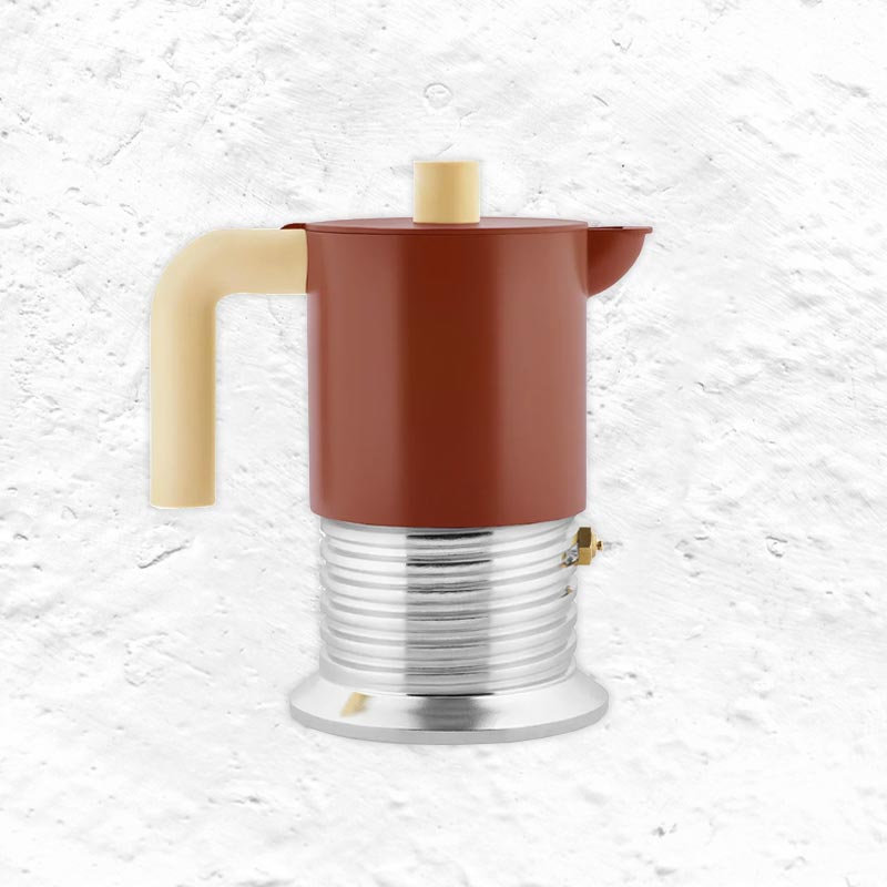 Vite coffee maker - 3 cup - Brown - des. Philippe Malouin for Alessi