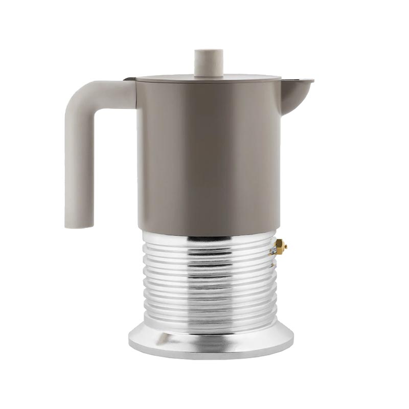 Vite coffee maker - 6 cup - Warm Grey - des. Philippe Malouin for Alessi