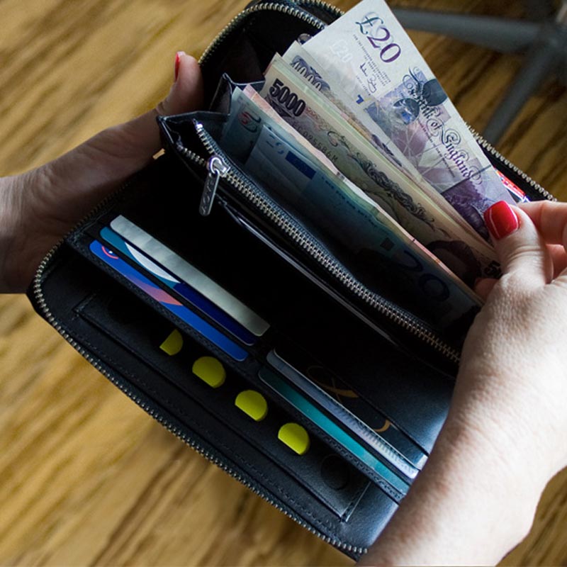 Wallet Organiser - Black Rock - des. Adrian Olabuenaga, made by Acme