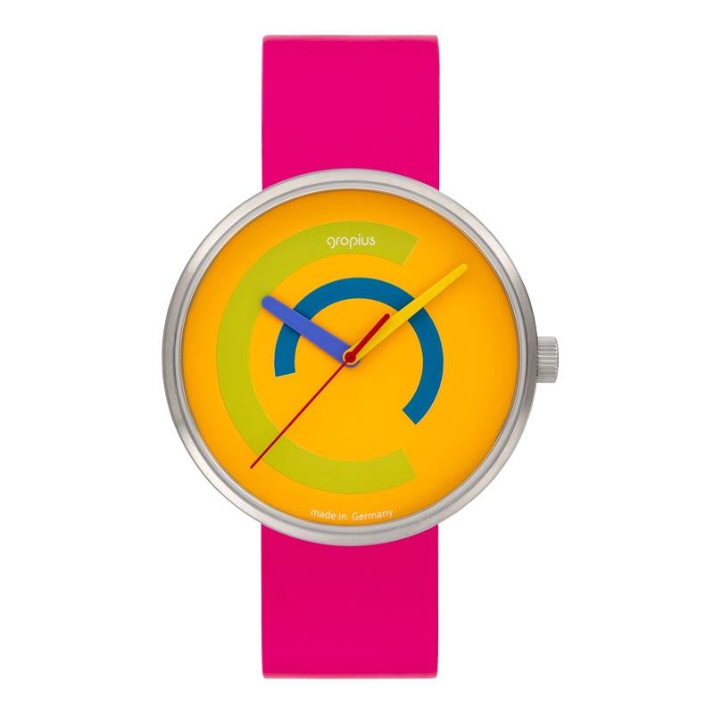 Centum Watch, Pink - des. Daniel Eltner for Walter Gropius Watches