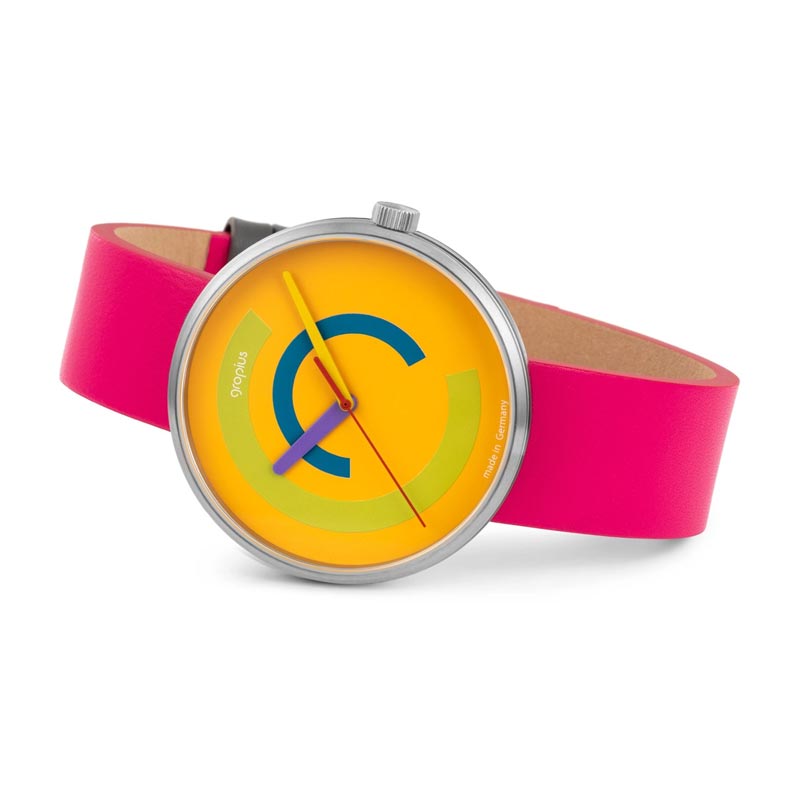 Centum Watch, Pink - des. Daniel Eltner for Walter Gropius Watches