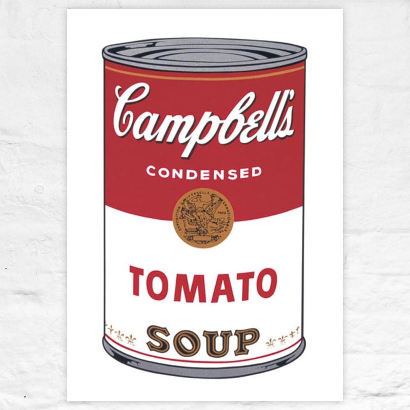 Campbell's Soup I: Tomato, 1968 poster by Andy Warhol