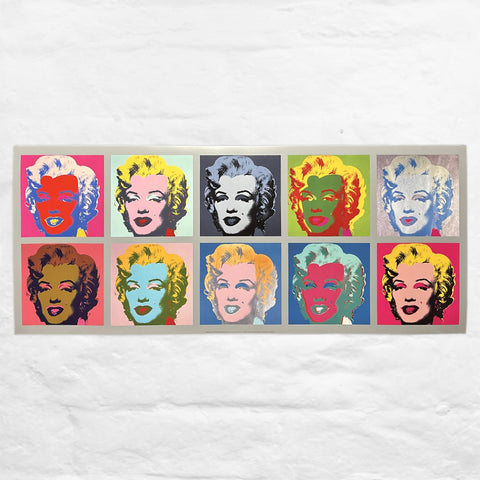 Ten Marilyns, 1967 poster by Andy Warhol
