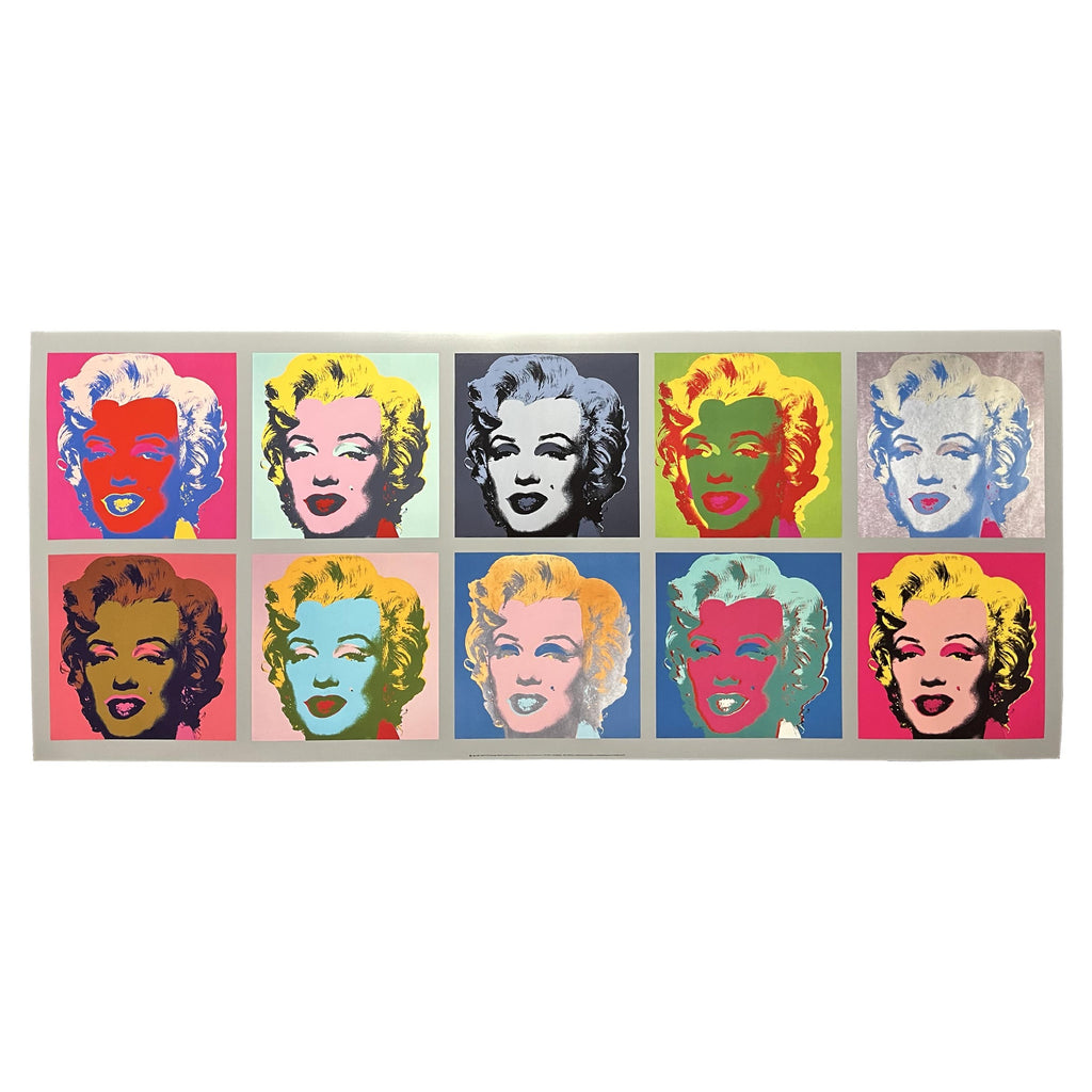 Ten Marilyns, 1967 poster by Andy Warhol