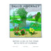 Water Lilies in the Pond with Pots of Flowers poster by David Hockney - white background