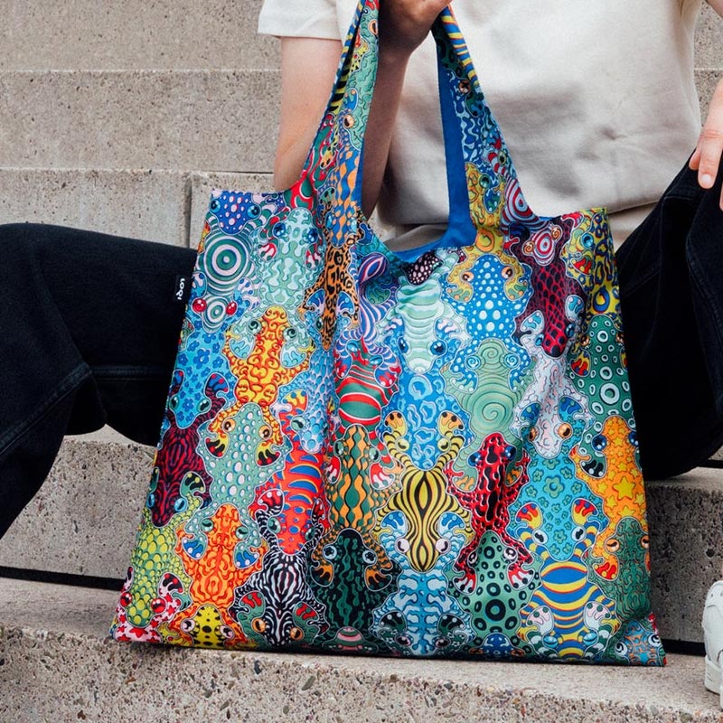 LOQI Foldaway Shopping Bag - Sam Wilde - Equi