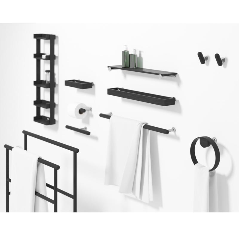 Yoku Dark Oak Multi Shelf 706, des. Lincoln River for Wireworks