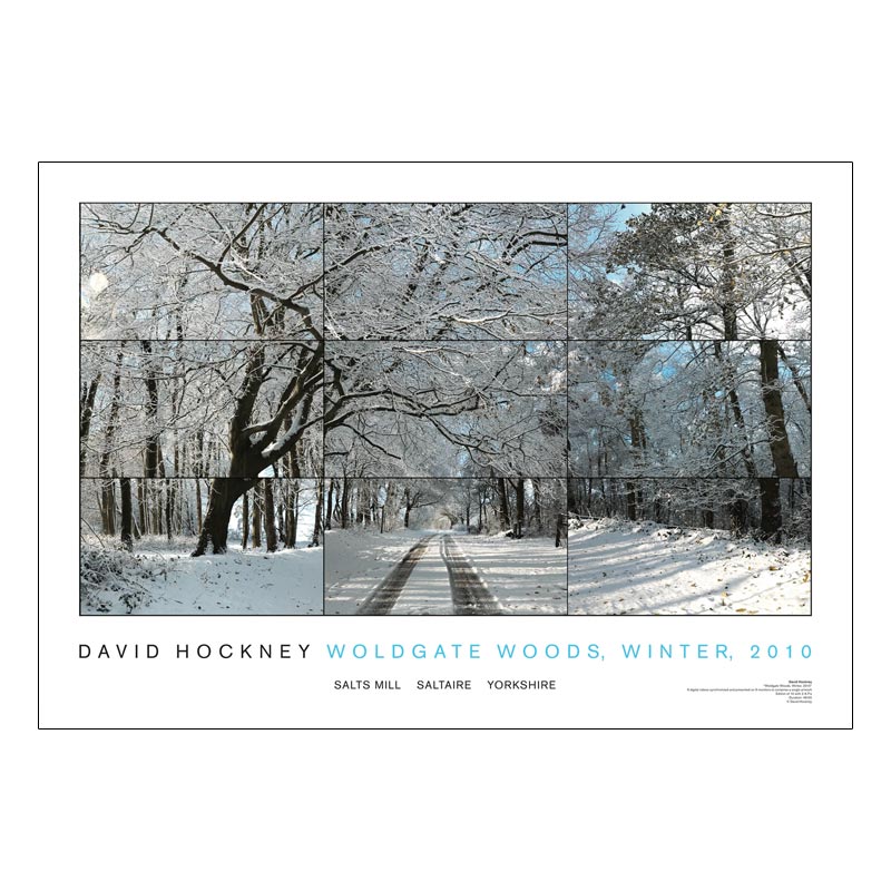 Woldgate Woods, Winter, 2010 poster by David Hockney
