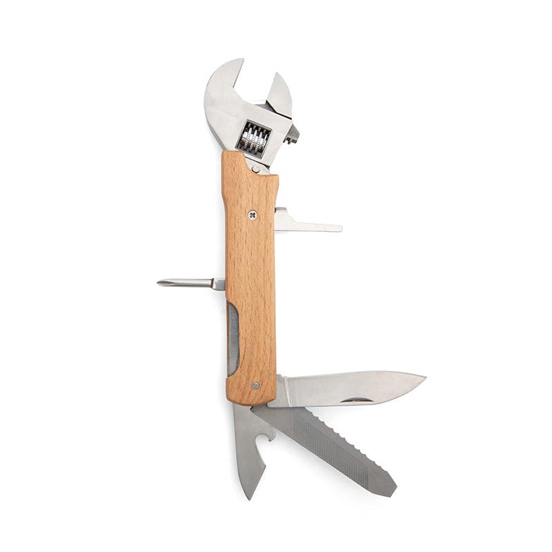 Wooden Wrench Multi-tool - by Kikkerland