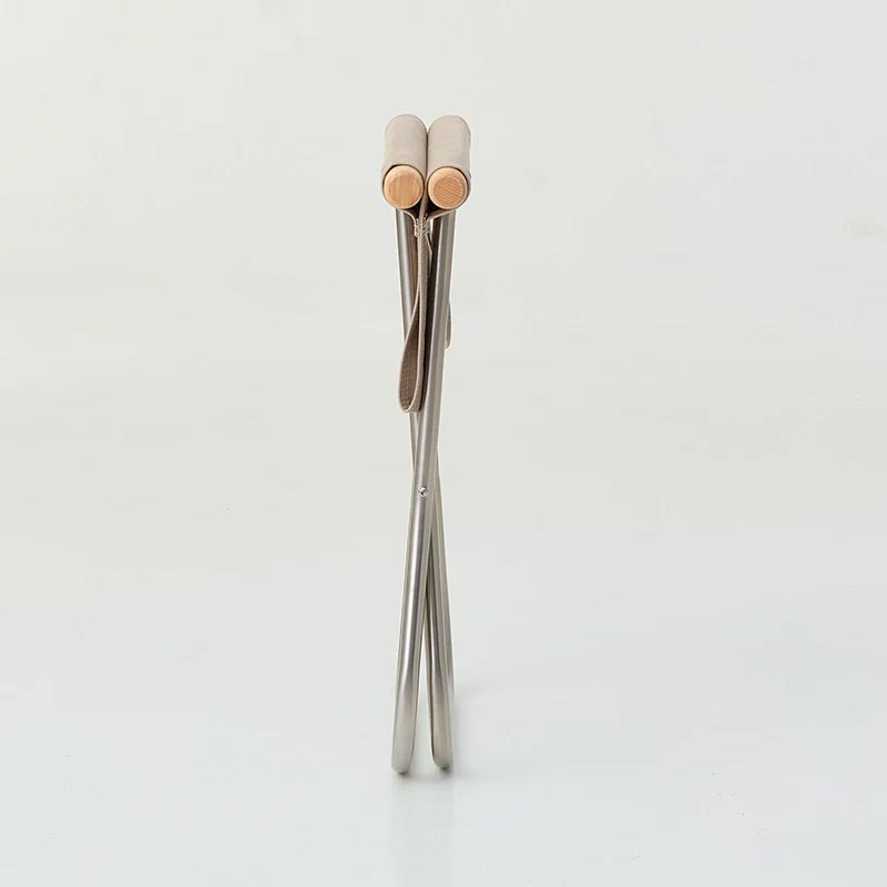 Nychair X with Ottoman - Oil Beech - Pebble Grey - des. Takeshi Nii