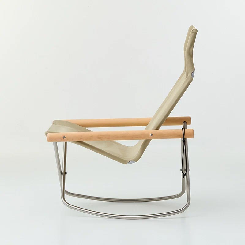 Nychair X Rocking - Oil Beech - Sage Green - des. Takeshi Nii