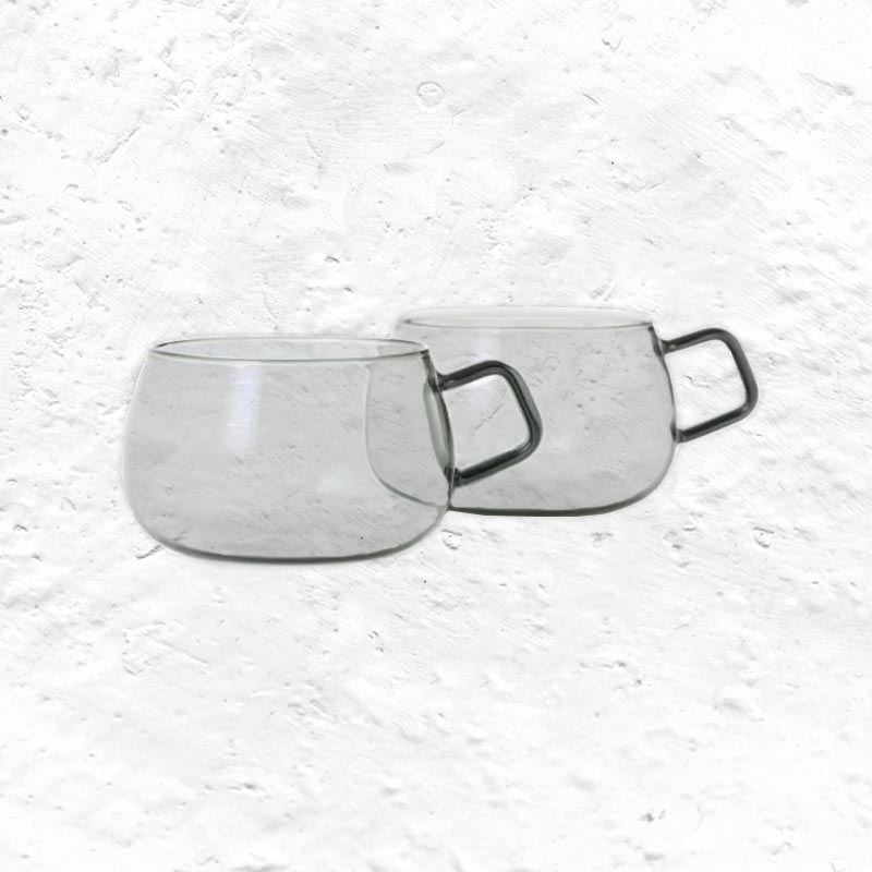 Yuna  Tea Cups - set of 2 - Des. Roland Kreiter for  AdHoc