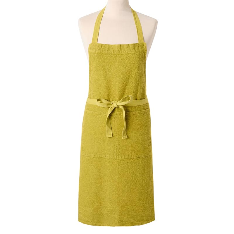 Doudou 100% Linen Apron - Bergamote - by Charvet Editions