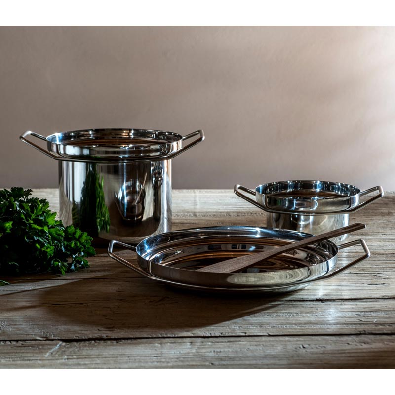 Back/Up 30cm Low Casserole Dish with Lid) - des. Rodolfo Dordoni for KnIndustrie