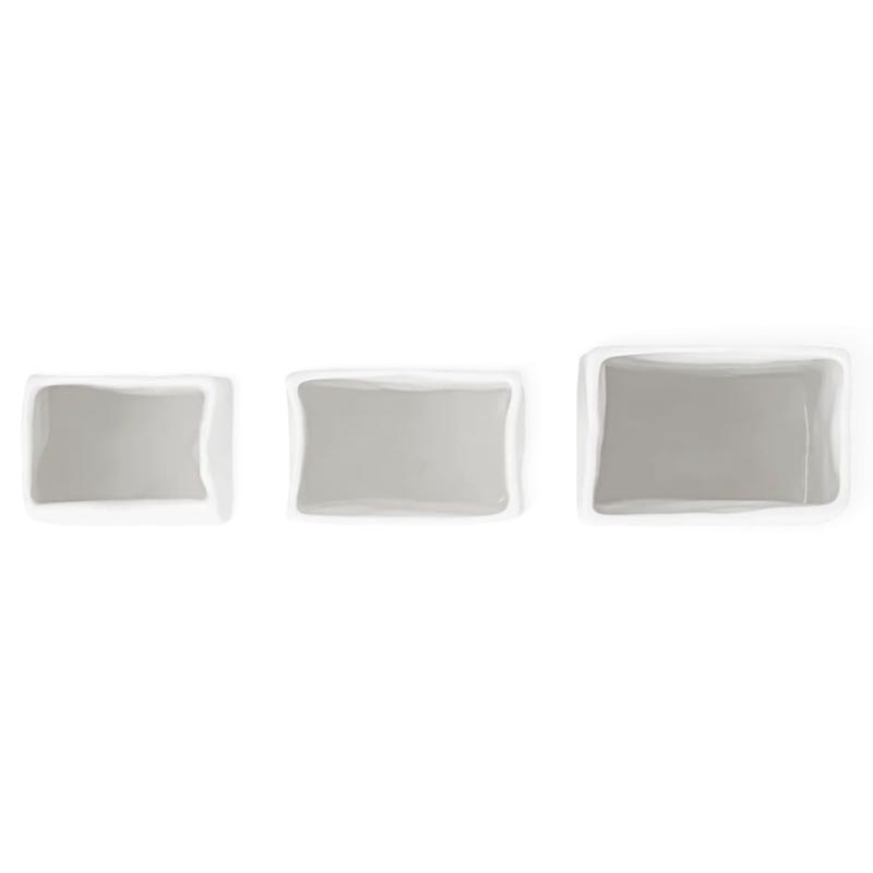 Porcelain Bag Vase Set of Three, by Räder