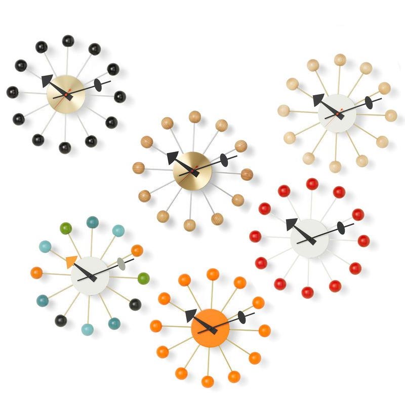 Ball Wall Clock (Natural), des. George Nelson, 1948 - 1960 (made by Vitra)