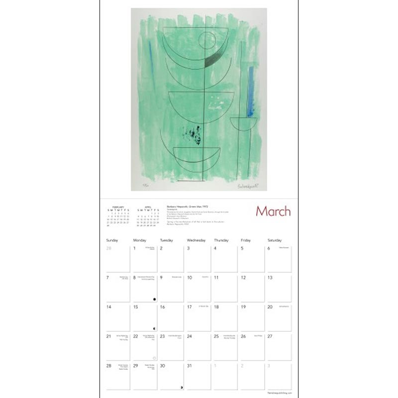 The Hepworth Wakefield: Barbara Hepworth Wall Calendar 2027