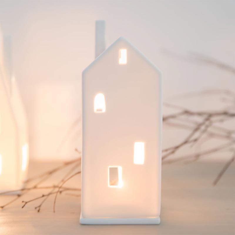 Tea Light House - Medium - Large Door - by Räder